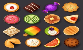 16Dessert view vector material 16Dessert view vector material